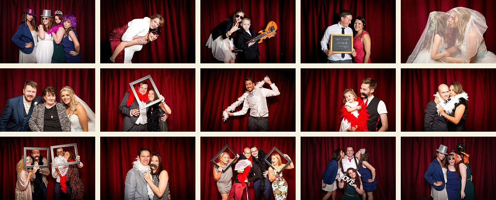 wedding guest pictures from the photobooth